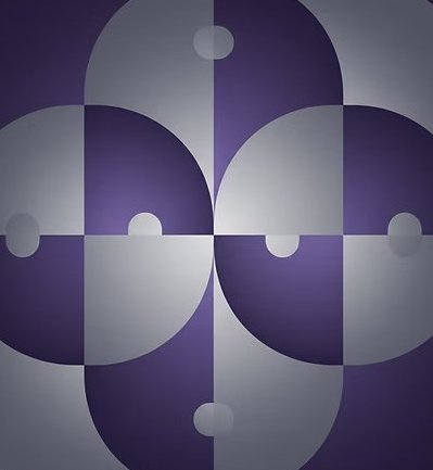 Motif géométrique violet